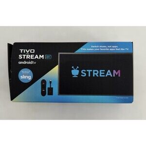 TiVo Stream 4K Media Streamer - Android TV Black
